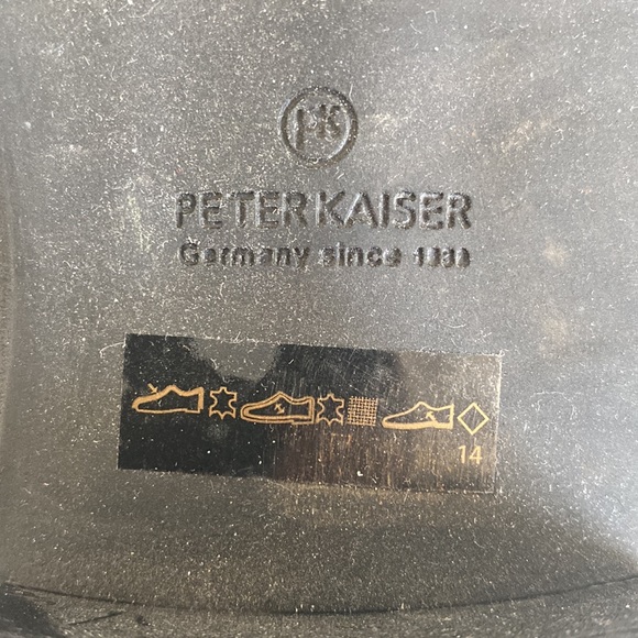 Peter Kaiser Leather Lace Up Ankle Boots Silver Gray - Picture 12 of 16